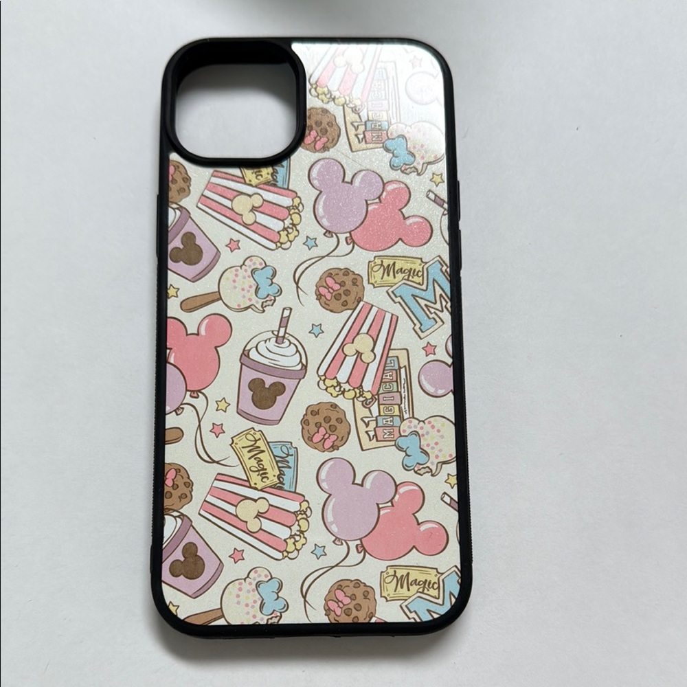 Disney Themed Phone Case - Black and Multicolor